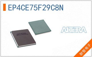 EP4CE75F29C8N Altera EP4CE75F29C8N is a Cyclone IV E FPGA with 75408 logic elements, 426 I/O pins, and 2.81 Mbit embedded RAM. It operates at 1.15V to 1.25V and is housed in a 780-FBGA surface mount package.