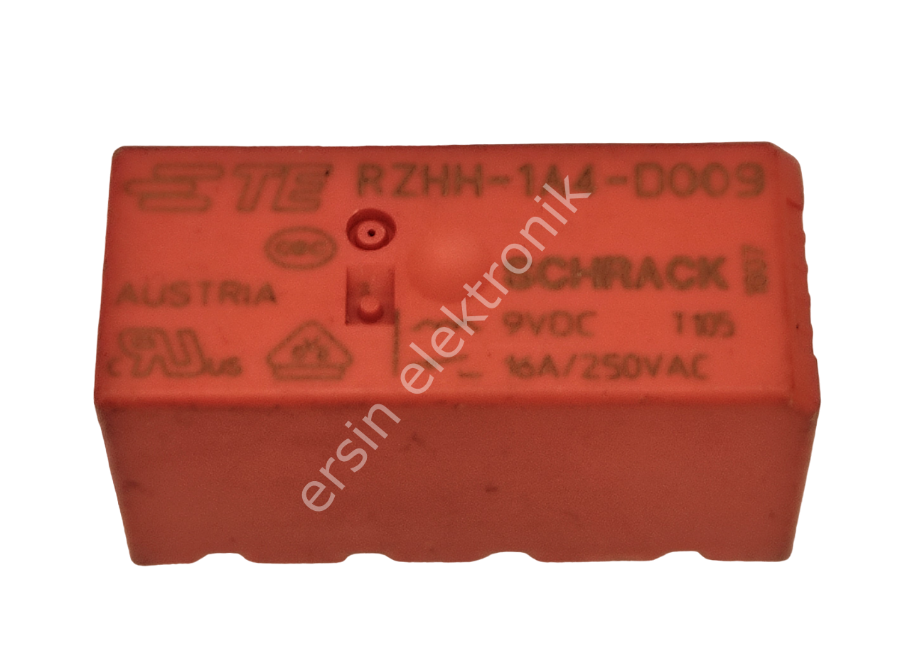 RZHH-1A4-D009 The Schrack RZHH-1A4-D009 is a power PCB relay designed for reliable switching applications. It features a 9V coil voltage and a 16A contact current rating.