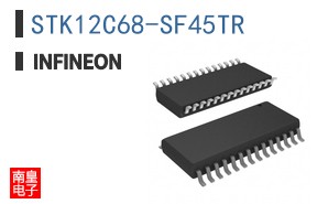 STK12C68-SF45TR The Simtek STK12C68-SF45TR is a 64Kbit parallel NVSRAM. It features a fast 45ns access time and operates within a voltage range of 4.5V to 5.5V.