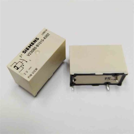 V23080-B1015-A302 The Siemens V23080-B1015-A302 is a power relay designed for industrial applications. It features RoHS3 compliance and an MSL Level 1 rating.