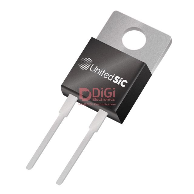 UJ3D06516TS The Qorvo UJ3D06516TS is a Silicon Carbide (SiC) Schottky diode designed for high-performance applications. It features a 650V reverse voltage and 16A average rectified current.