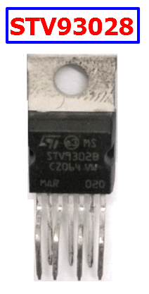 93028 The PICO ELECTRONICS 93028 is a vertical deflection booster designed for TV applications. It provides up to 2 App output current and 35V supply voltage.