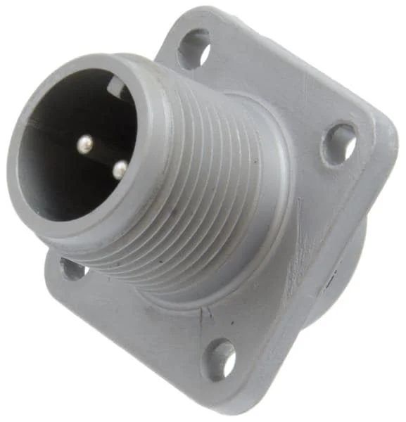 ACS02E14S-5P(072) The Amphenol ACS02E14S-5P(072) is a receptacle connector with 5 positions and a 13A current rating. It features a square flange shell style and panel mounting.