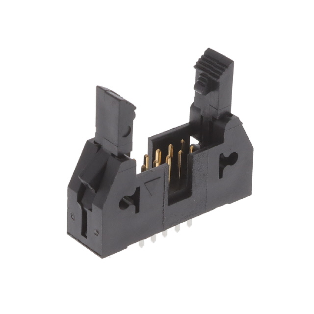 65863-138 Amphenol ICC 65863-138 – 10 position, 2 row, 2.54mm pitch through hole header, male pins, shrouded with latch lock.