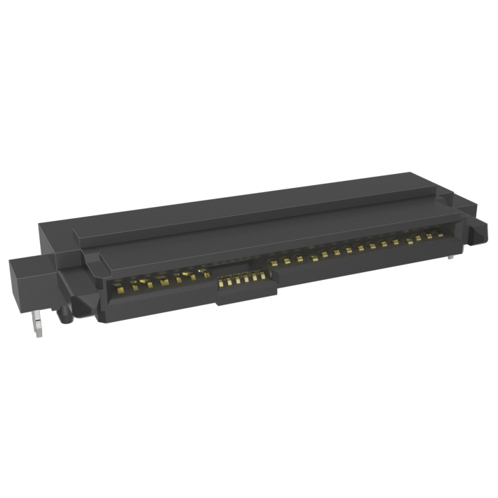 PSAS5F2130051TR PSAS5F2130051TR is a SAS/PCIe 68-position receptacle connector by Amphenol ICC. It features surface mount, right angle mounting, gold contact finish, and includes board lock, mating guide, pick and place, and solder retention features.