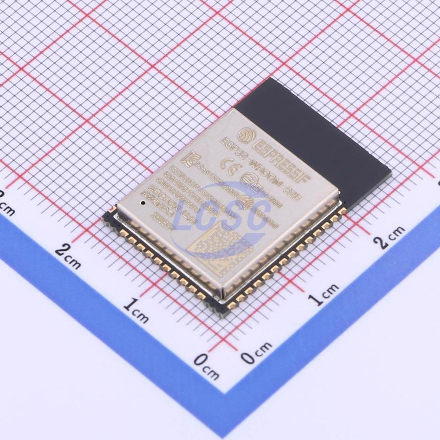ESP32-WROOM-32E-H4 The Espressif Systems ESP32-WROOM-32E-H4 is a versatile RF transceiver module supporting 2.4 GHz Wi-Fi and Bluetooth LE. It is built around an Xtensa dual-core 32-bit LX6 microprocessor.