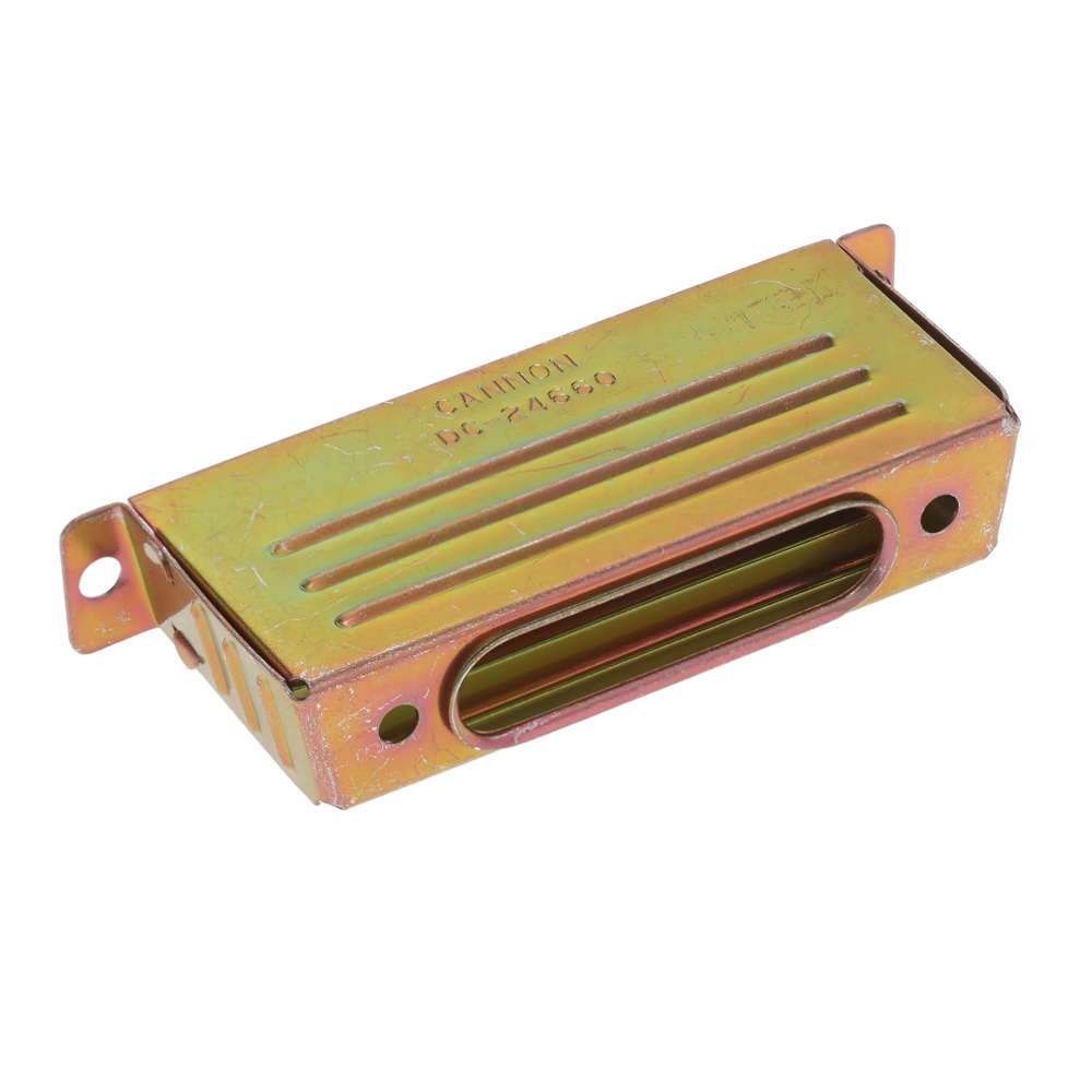 DC24660 Cinch DC24660 is a D-Sub backshell with deep straight entry and cadmium plating. RoHS3 compliant and REACH unaffected.