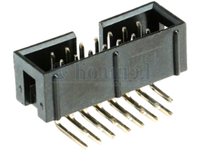 DS1013-14RSIB The Ningbo Connfly DS1013-14RSIB is a 14-contact connector with a 2.54mm pitch, designed for through-hole mounting. It operates at up to 125V AC/DC and handles a current of 3A.