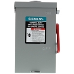 GF321NRA The Siemens GF321NRA is a 3-pole, 30A, 240V AC general duty fusible safety switch. It features a NEMA 3R enclosure suitable for outdoor applications.
