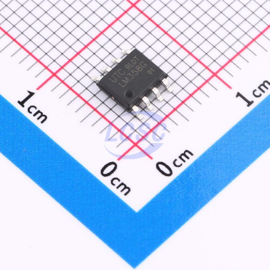 LM358G-S08-R The UTC LM358G-S08-R is an operational amplifier designed for instrumentation, op amp, and buffer amp applications. It features RoHS3 compliance and MSL 1 rating.