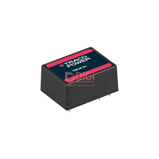 TMLM04253 The Traco Power TMLM04253 is an enclosed AC/DC converter with dual outputs of 5V and 3.3V, delivering a total of 3.5W. It features a wide input voltage range.