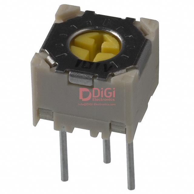 3362P-1-202LF The Bourns 3362P-1-202LF is a 2 kΩ trimmer potentiometer with a ±10% tolerance and 0.5W power rating. It features Cermet construction and PC pin termination.
