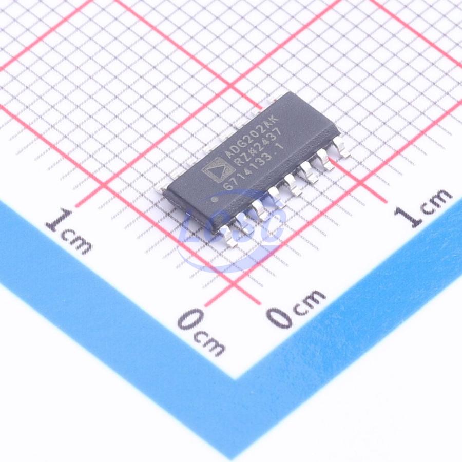 ADG202AKRZ The ADG202AKRZ from Analog Devices Inc. is an analog switch and multiplexer. It is RoHS3 Compliant and has an MSL of 1 Unlimited.