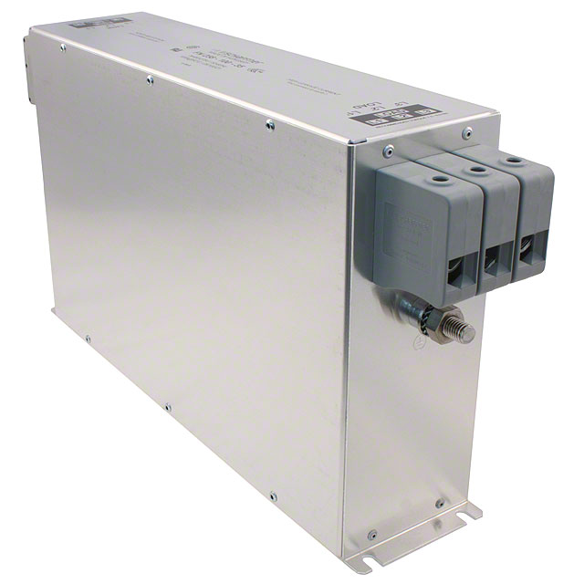 FN258L-130-35 Schaffner FN258L-130-35 is a three phase (delta) power line filter rated for 130A at 277VAC. It features a two-stage design with chassis mount and terminal block terminations.
