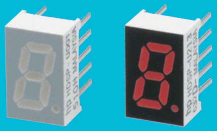 HDSP-U203 The Avago Technologies HDSP-U203 is a single-digit, 7-segment red LED display. It features a character height of 8mm and a right-side decimal orientation.