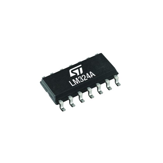 LM324ADT The ST LM324ADT is an operational amplifier in a SO-14 package. It features RoHS3 compliance and MSL 1 Unlimited.