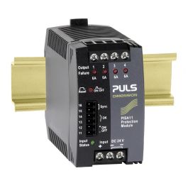 PISA11.406 The PULS PISA11.406 is an electronic circuit breaker designed for 24V DC systems. It provides 4 output channels, each rated for 4A.