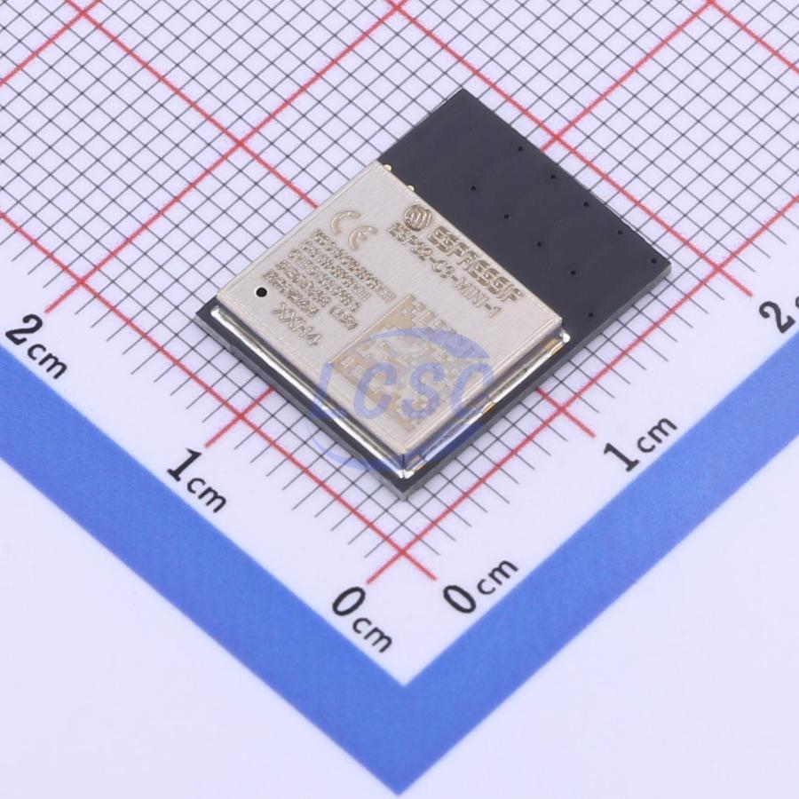 ESP32-C3-MINI-1-H4 The Espressif Systems ESP32-C3-MINI-1-H4 is an RF Transceiver Module featuring 4MB Flash memory and operating across the 2.412GHz to 2.484GHz frequency range. It supports both Bluetooth v5.0 and 802.11b/g/n protocols.