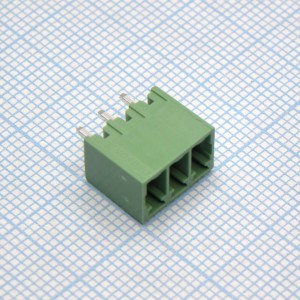 15EDGVC-3.5-03P-14-00A(H) The Degson Electronics 15EDGVC-3.5-03P-14-00A(H) is a 3-position pluggable terminal block designed for PCB mounting. It features a 3.5mm pitch and is rated for 8A and 300V.