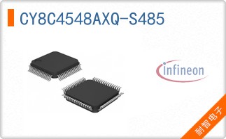 CY8C4548AXQ-S485 The CY8C4548AXQ-S485 is an FPGA with integrated microcontroller from Infineon, featuring 48MHz speed, 256KB flash memory, and 53 I/O pins.