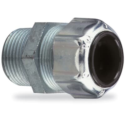 2523 The ABB Power Electronics 2523 is a cable gland connector with a 1/2 Inch NPT thread and a cable range of 0.450 to 0.560 inches. It is constructed from Zinc Die Cast.