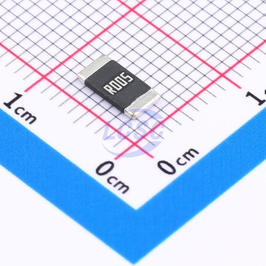 RLM25FEER005 The TA-I Tech RLM25FEER005 is a 2W current sense resistor with a resistance of 5mΩ and a tolerance of ±1%. It is designed for SMD mounting in a 2512 package.