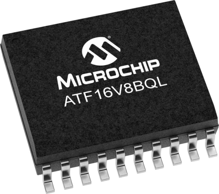 ATF16V8BQL-15SU The Microchip ATF16V8BQL-15SU is a complex programmable logic device featuring 150 gates, 8 macro cells, and 8 I/O pins. It operates at a maximum internal frequency of 62 MHz.