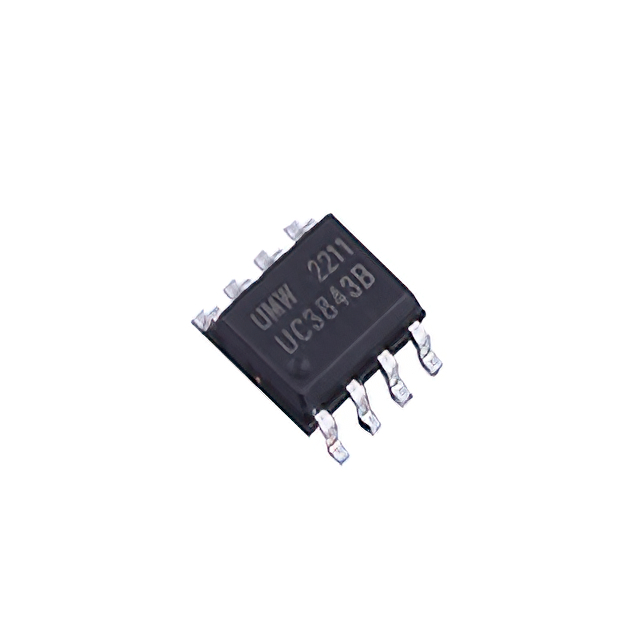 UC3843B The UMW UC3843B is a DC-DC controller IC designed for Boost and Flyback regulator outputs. It operates with a supply voltage range of 7.6V to 30V and features a switching frequency up to 500kHz.