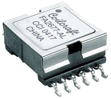 FA2900-ALD The Coilcraft FA2900-ALD is an audio/signal transformer designed for applications requiring precise inductance control. It features RoHS3 compliance and an MSL 1 rating.