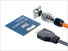 DF23C-60DP-0.5V(92) Hirose DF23C series 60 position plug connector with outer shroud contacts, 0.5mm pitch, surface mount, gold contact finish, 1.2mm height above board.