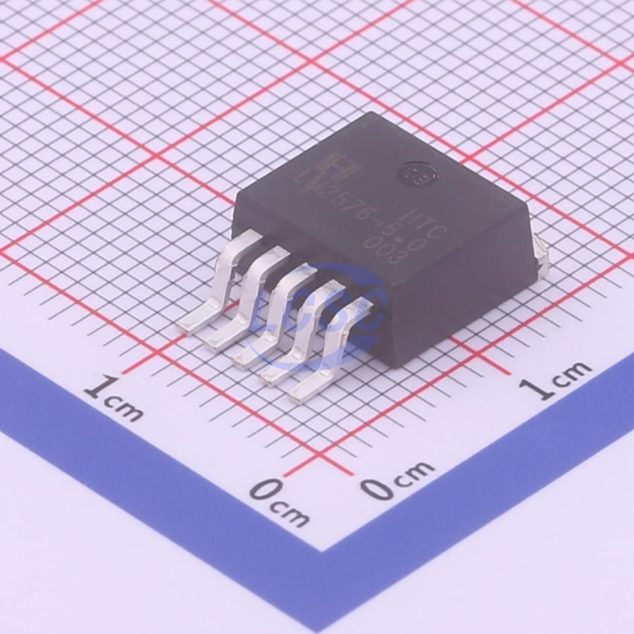 LM2576R-5.0 The LM2576R-5.0 is a fixed 5V output DC-DC switching regulator IC from HTC. It is RoHS3 compliant with MSL Level 1.
