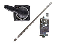EHXOC-12 The American Electrical Inc. EHXOC-12 is an extended disconnect handle designed for UTE100 circuit breakers. It offers RoHS3 compliance and MSL 1 rating.