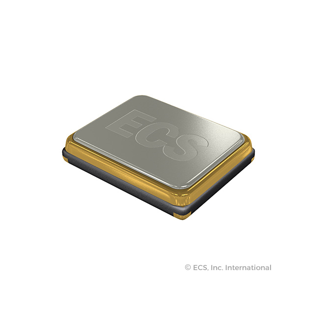ECS-160-9-33B-CTP-TR Surface mount crystal oscillator with 16 MHz frequency, 9pF load capacitance, and ±10ppm tolerance. Suitable for wireless and IoT applications.