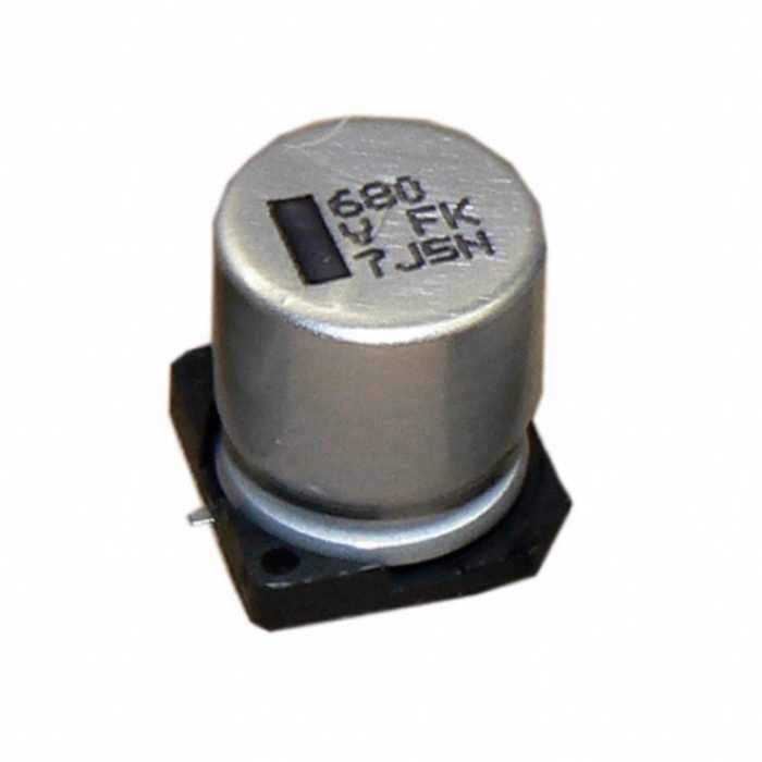 AFK476M35D16T This Cornell Dubilier AFK476M35D16T-F is a 47 µF, 35V aluminium electrolytic capacitor. It is designed for surface mounting and meets the AEC-Q200 automotive standard.