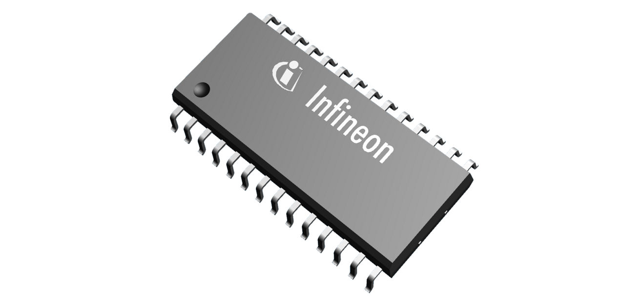 6ED003L06-F2 The Infineon 6ED003L06-F2 is a 600V three-phase gate driver IC. It features over-current protection and 3.3V logic compatibility.