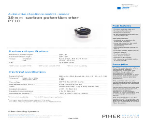 PT10MV10-474A2020 The ISKR PT10MV10-474A2020 is a potentiometer supplied in bulk packaging. It features RoHS3 compliance and MSL Level 1.