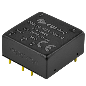 PDQE10-Q24-S24-D The Bel Fuse PDQE10-Q24-S24-D is a DC-DC converter. It is RoHS3 Compliant and has an MSL of 1 Unlimited.