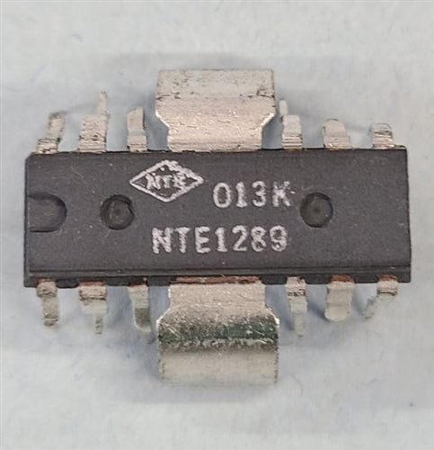 NTE1289 The NTE1289 is an integrated circuit manufactured by NTE Electronics. It is RoHS3 Compliant and has an MSL of 1.