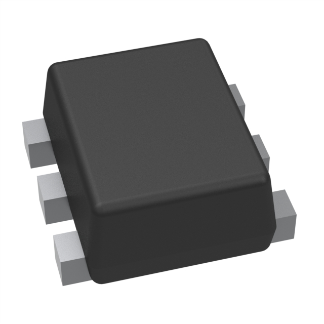DST857BDJ-7 Dual PNP small signal transistor in a SOT-963 package. Rated for -45V collector-emitter voltage and -100mA continuous collector current.