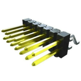 TSM-104-01-F-DV-P-TR The Samtec TSM-104-01-F-DV-P-TR is an 8-position male pin header with a 2.54mm pitch. It features a surface mount termination and is constructed with a Liquid Crystal Polymer (LCP) insulator.