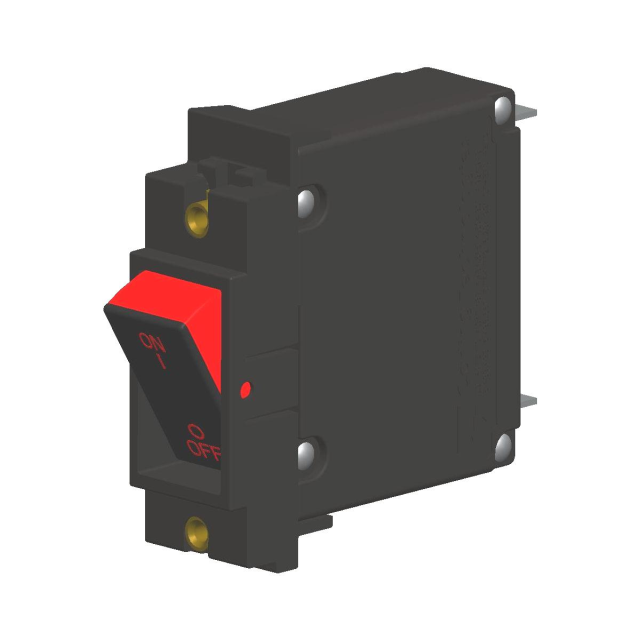 A11-B0-34-610-131-E The Littelfuse Inc. A11-B0-34-610-131-E is a 1-pole hydraulic-magnetic circuit breaker rated for 10A and 250V. It features a rocker actuator and panel mount design.