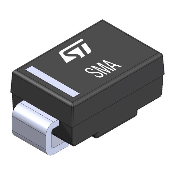 SMA6T39CAY The STMicroelectronics SMA6T39CAY is a TVS Diode designed for circuit protection. It features RoHS3 compliance and an MSL of 1 Unlimited.