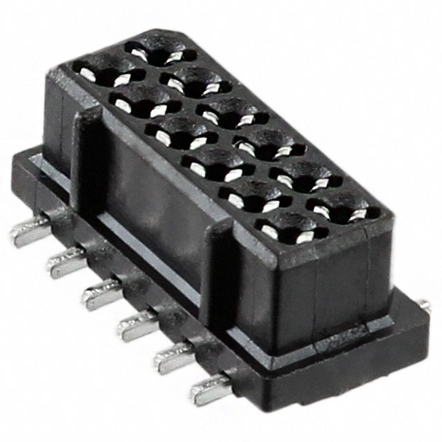 4-176890-2 TE Connectivity 4-176890-2 is a 12-position, 2-row board-to-board header with 1.25mm pitch, surface mount termination, rated for 0.5A and 50V.
