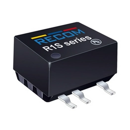 R1S-1209/HP-R The RECOM Power R1S-1209/HP-R is a 1W DC DC converter with a 9V output voltage and 111mA output current. It operates within an ambient temperature range of -40°C to 100°C.