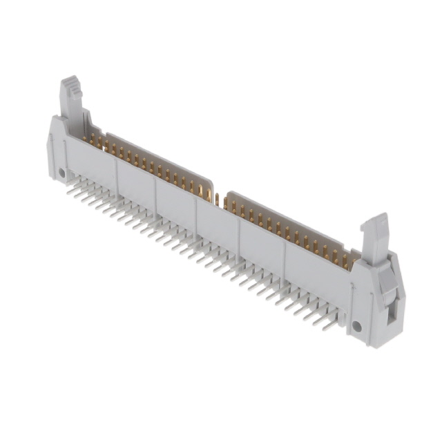 66564-840 Amphenol ICC 66564-840 is a 40 position IDC receptacle connector with 2.54mm pitch and gold GXT contact finish. It features a free hanging mount and termination style.