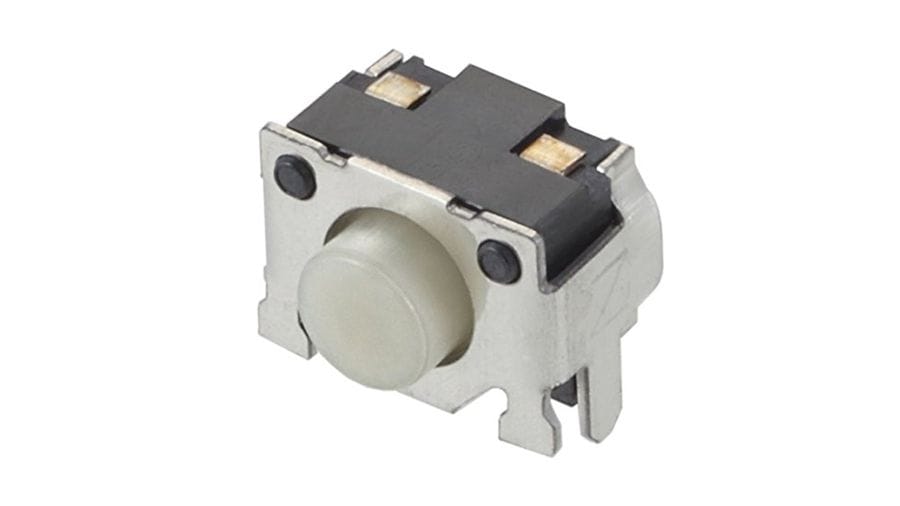 SKRTLAE010 The Alps Alpine SKRTLAE010 is a surface mount TACT Switch™ with a side push operating direction. It features a sharp feeling type and a durable design.