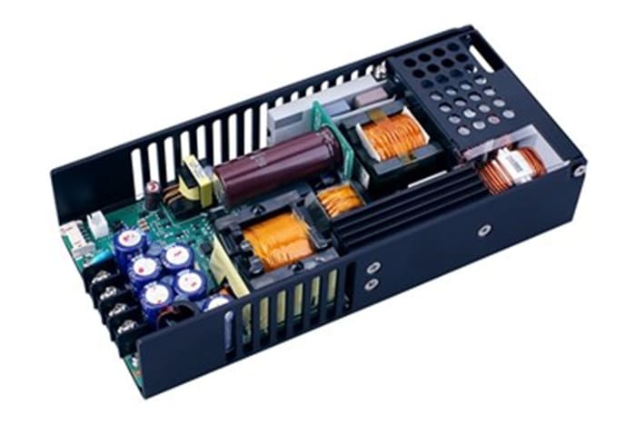 CUS350M-36/F The TDK-Lambda CUS350M-36/F is a 36V dc, 414W AC DC switching power supply. It features an input voltage range of 85V ac to 265V ac.