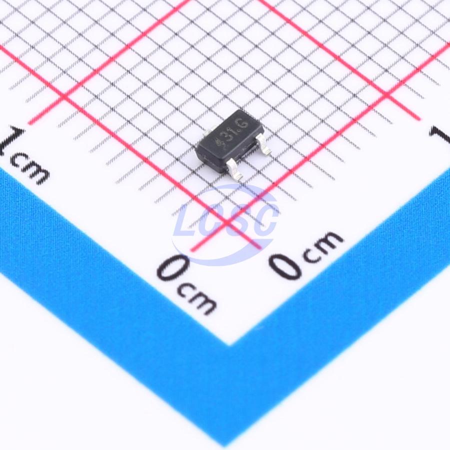 TL431G The UTC TL431G is a voltage reference IC. It offers RoHS3 compliance and an MSL 1 rating.