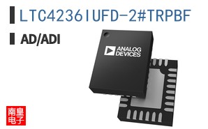 LTC4236IUFD-2 The LTC4236IUFD-2 from Analog Devices Inc. is a dual channel ORing controller. It operates within a voltage range of 2.9V to 18V and is supplied in a 28-QFN package.