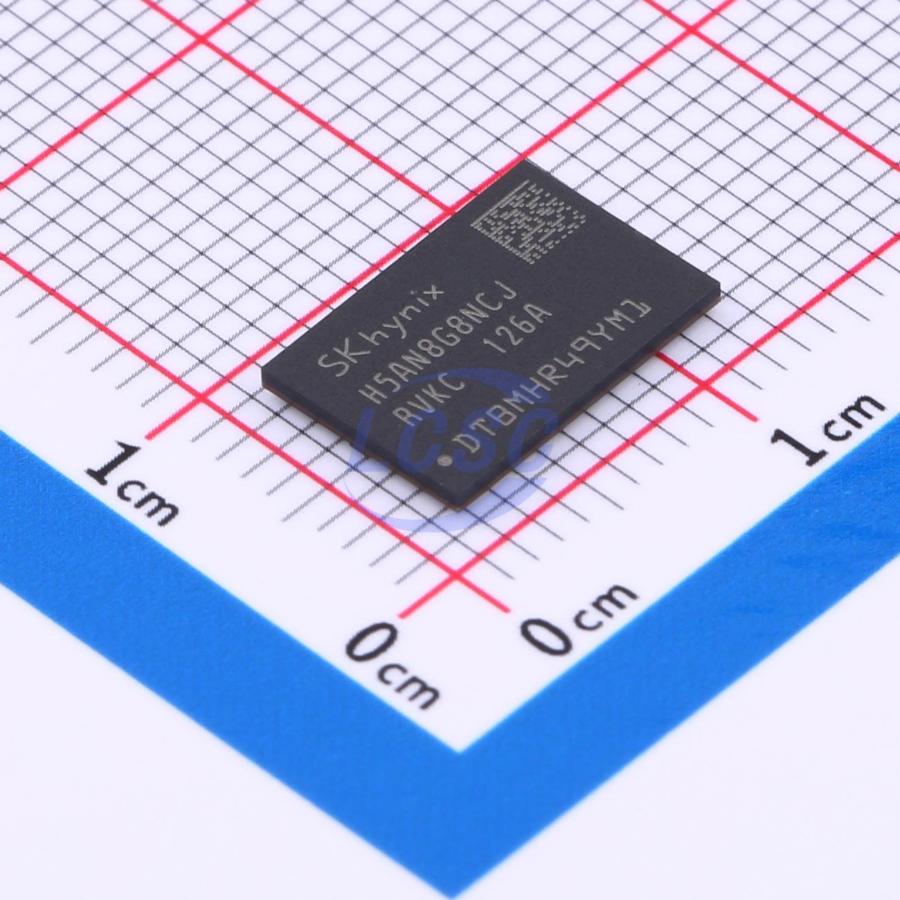 H5AN8G8NCJR-VKC The SK HYNIX H5AN8G8NCJR-VKC is a DDR SDRAM memory component. It offers RoHS3 compliance and an MSL 1 rating.